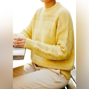 Marc New York Yellow Knit Women's Sweater